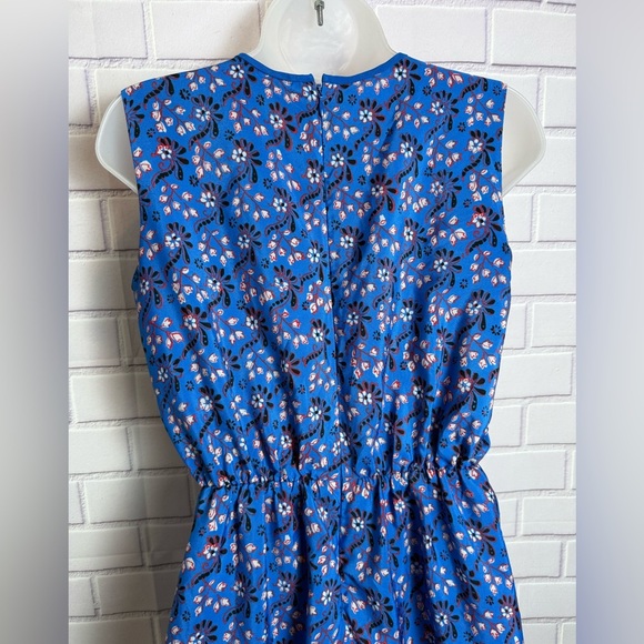 J. Crew size 2 Blue Floral Sleeveless Dress. - Picture 4 of 5